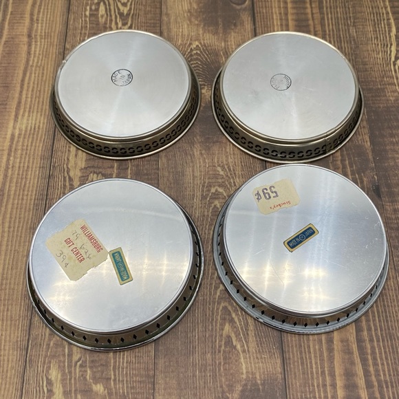 Vintage Metal Travel Coasters 3 inch South Carolina Alamo Virginia Kentucky - Picture 5 of 5